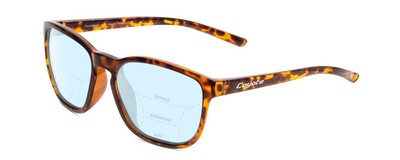 Coyote Rambler Ladies Square Multi-Focus Blue Light Glasses Tortoise Brown 53 mm