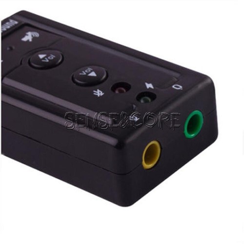 Neuf Carte Son Mini USB 2.0 3D Virtuelle 12Mbps Externe 7.1 Channel Audio Adaptateur - Photo 5/8