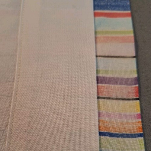 VTG 60s Children Cotton Curtains 6 Panels Pieced Design by Church Ladies Nursery - Picture 14 of 20
