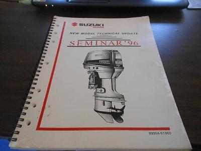 1996 Suzuki New Model Technical Update Seminar Manual 99pages | eBay