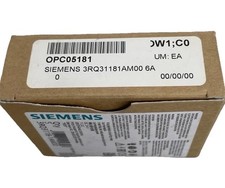 Siemens 3RQ31181AM00 OPC05181 Sirius Relay 24VDC 6A DIN Mount Single Unit