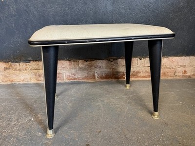 Mid Century Atomic Hocker Fußhocker Vintage