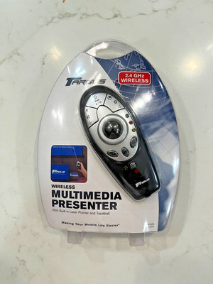 Targus Wireless Presenter with Trackball and Laser Pointer - Brand New