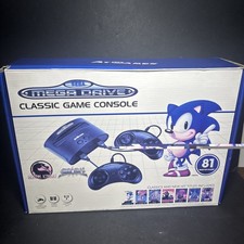 Sega Mega Drive Classic Games Console 81 Games 2 Controllers ATGames