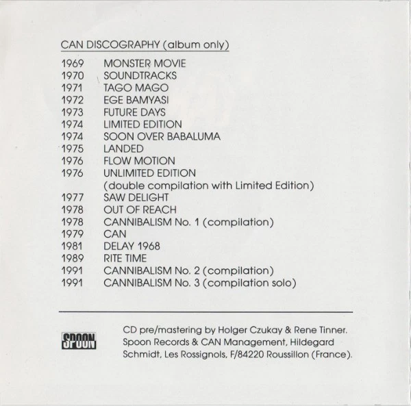 Can Can CD 1991 Mute 9 61073-2 Foto 4 de 4