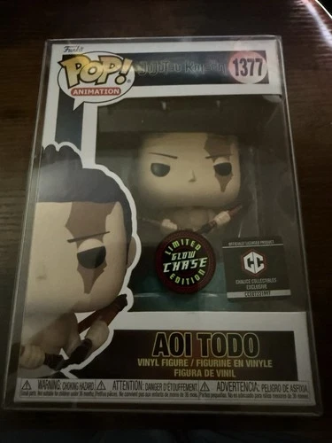 Funko Pop! Jujutsu Kaisen: Aoi Todo #1377 Glow Chase w/Protector