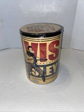 Elvis Presley 50  x60  fleece throw in tin can 2007 NEW sealed