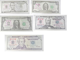lot de faux Billets USA états unis