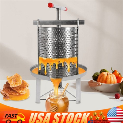 #ad Manual Stainless Steel Mesh Bee Honey Press Machine Beekeeping Home Portable New $85.82