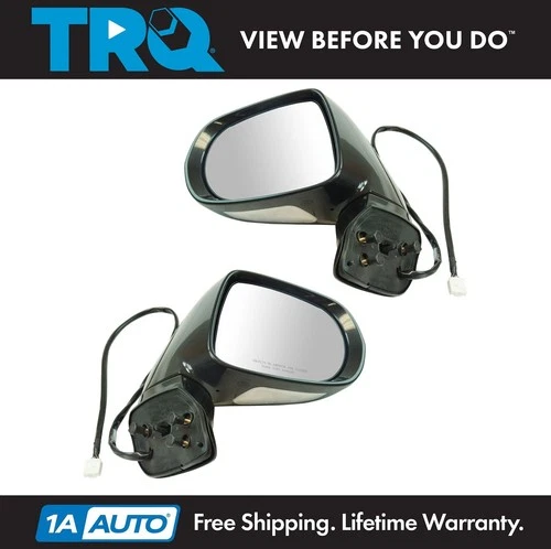 TRQ Exterior Power Heated Memory Mirror w/ Signal Puddle Light Pair for Lexus