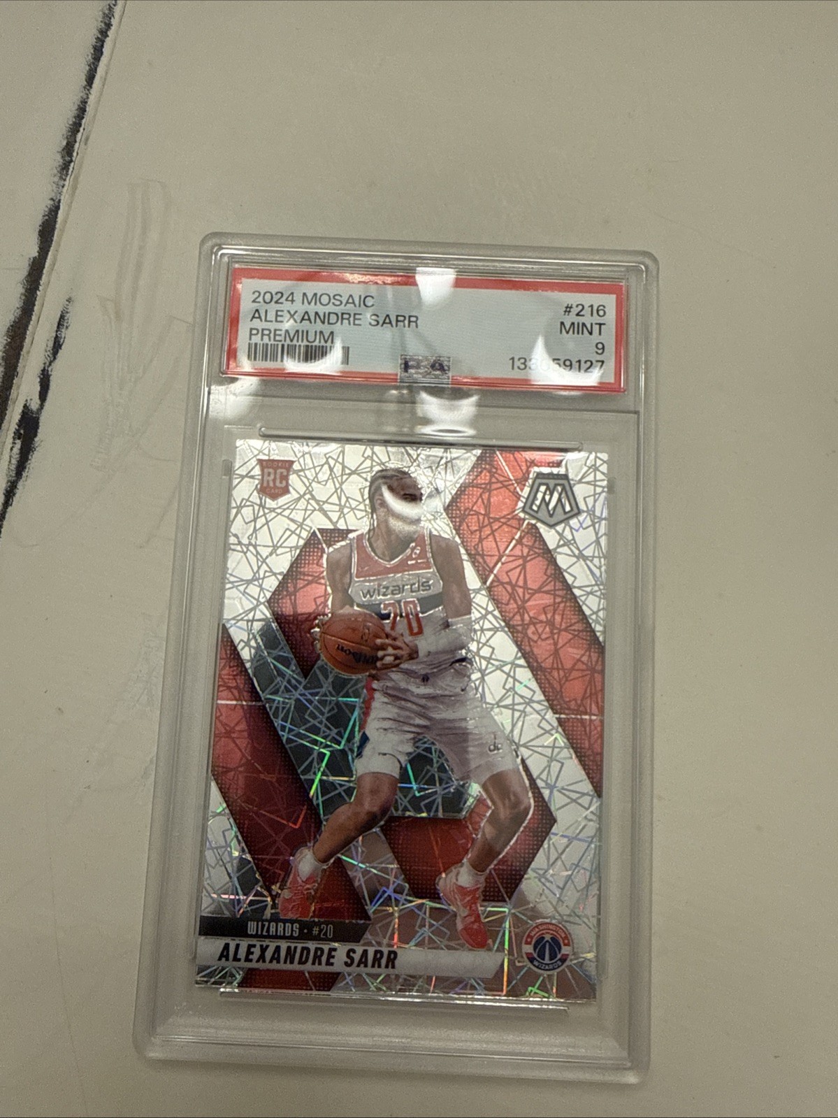 2024-25 Panini Mosaic - Rookies Alexandre Sarr #216 Mosaic Prizm (RC)
