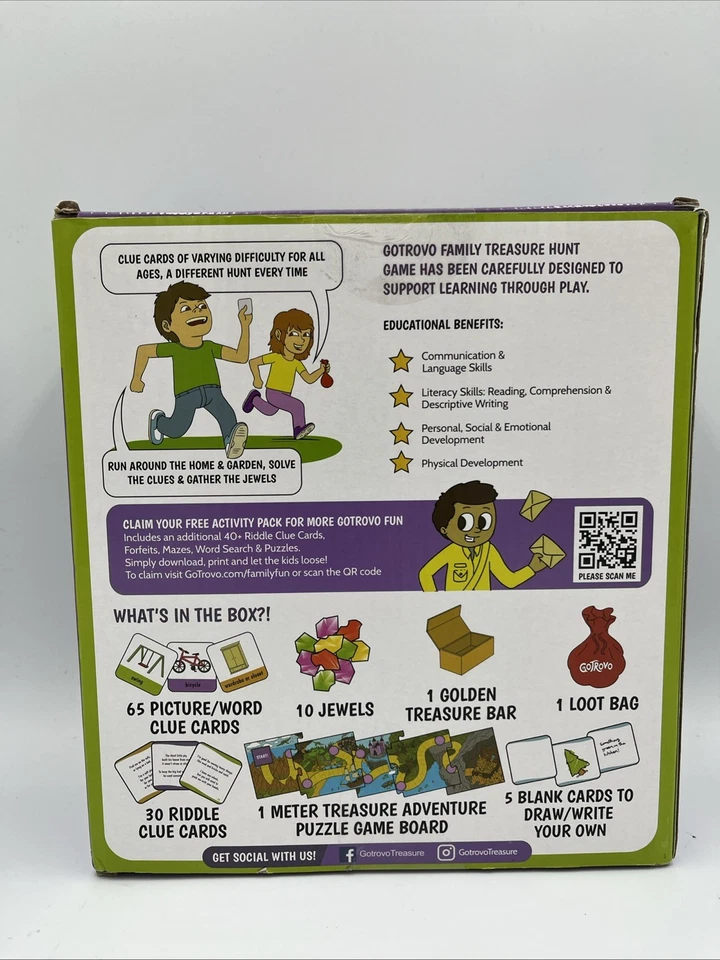 The Family Treasure Hunt Game! • Moms Choice Award Winner • Complete • Very Good - Image 3 of 4