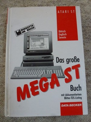 Retro Computer Buch Data Becker Das große Mega ST Buch Atari