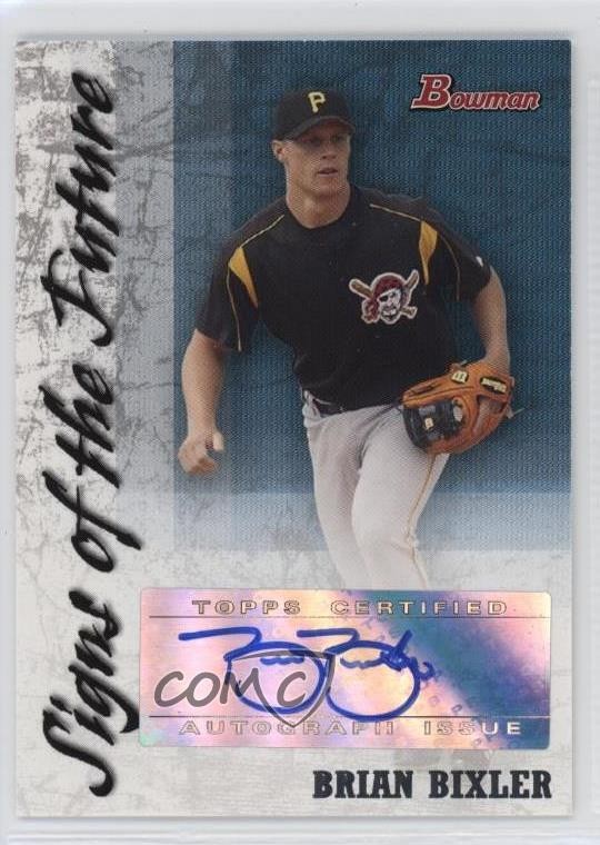 2007 Bowman Signs of the Future Brian Bixler #SOF-BB Auto b7a