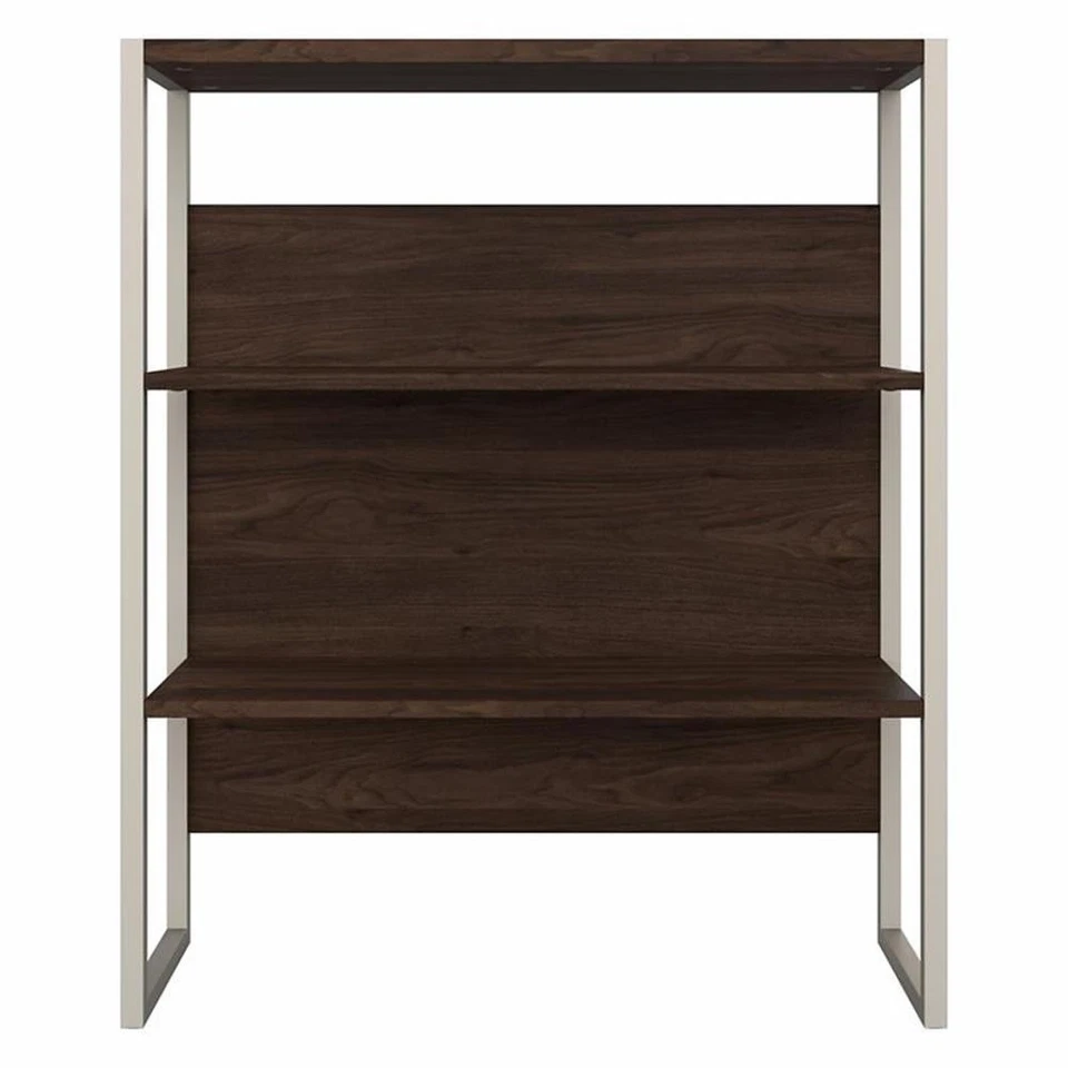 Librero híbrido 36W Hutch en nogal negro - madera de ingeniería Foto 4 de 4