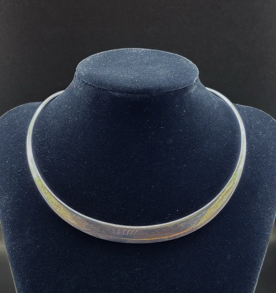 Collar noruego David Andersen de plata de ley Foto 3 de 4
