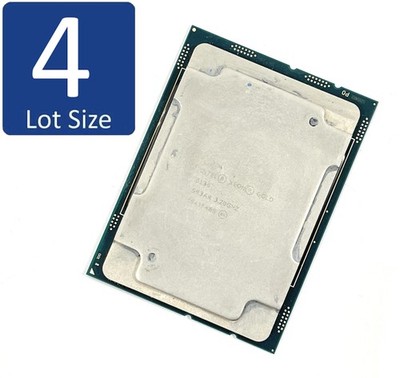 Lot of 4 Intel Xeon Gold 6134 3.20GHz 8-Core LGA3647 CPU Processor SR3AR