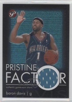 2003-04 Topps Pristine Factor Relics Baron Davis #PF-BD 0b1