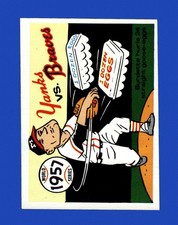 1970 Fleer World Ser. Set-Break # 54 1957 Yankees/Braves Burdette EX-EXMINT