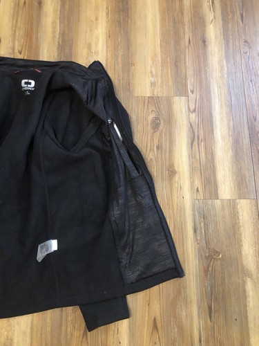 OGIO Jacket Mens Medium Black Heavy Weave Waffle Full Zip Front Zip Pockets - Picture 6 of 23