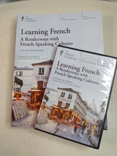 Great Courses: Learning French A Rendezvous with French-Speaking DVD & Workbook