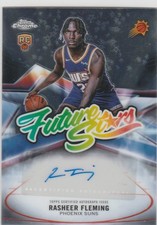 Rasheer Fleming 2025-26 Topps Chrome Rookie Future Stars Auto Phoenix Suns RC