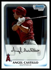 2011 Bowman Chrome Prospects Angel Castillo Los Angeles Angels #BCP57