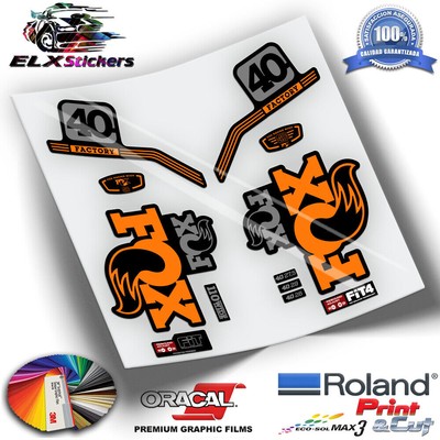 AUFKLEBER DECALS AUTOCOLLANTS GABELAUFKLEBER FOX 40 PRO ISSUE WP223 MTB