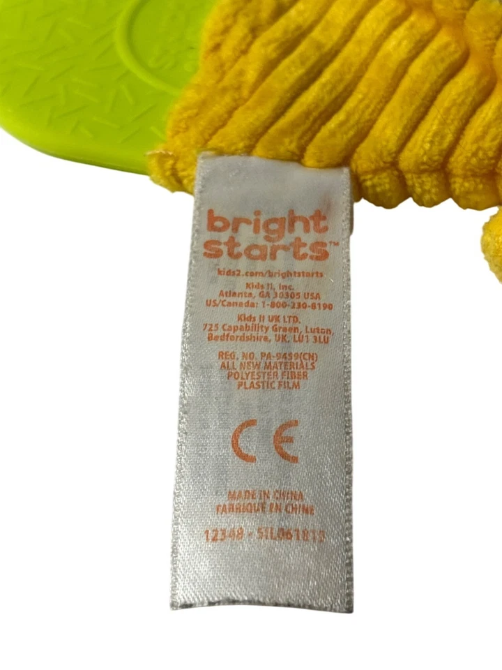 Bright Starts Giraffe Baby Teether Crinkle Toy  11.5 inches - Image 3 of 3