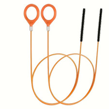 2x SINK UNBLOCKER TOOL DRAIN UNBLOCKER BATH SHOWER SNAKE CLEANER HAIR REMOVER UK