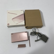 Nintendo DS Lite Console Metallic Rose Boxed USG-001 Tested