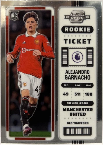 Alejandro Garnacho Rookie Ticket Optic Contenders Chronicles Premier League 2022