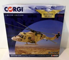 Corgi 1/72 Scale diecast  AA39006 Westland Lynx AH1GT XZ221 J 654 Sqn Iraq 1991