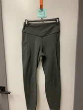 Ladies North Face Black Active Leggings with Pockets - Size L