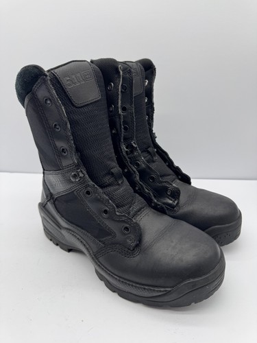 5.11 ATAC 2.0 8 Inch Boots Black US Men's 7 Tactical Duty Side Zip