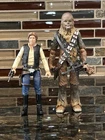 VC372 Han Solo & VC381 Chewbacca Star Wars Vintage Collection A New Hope 3.75”