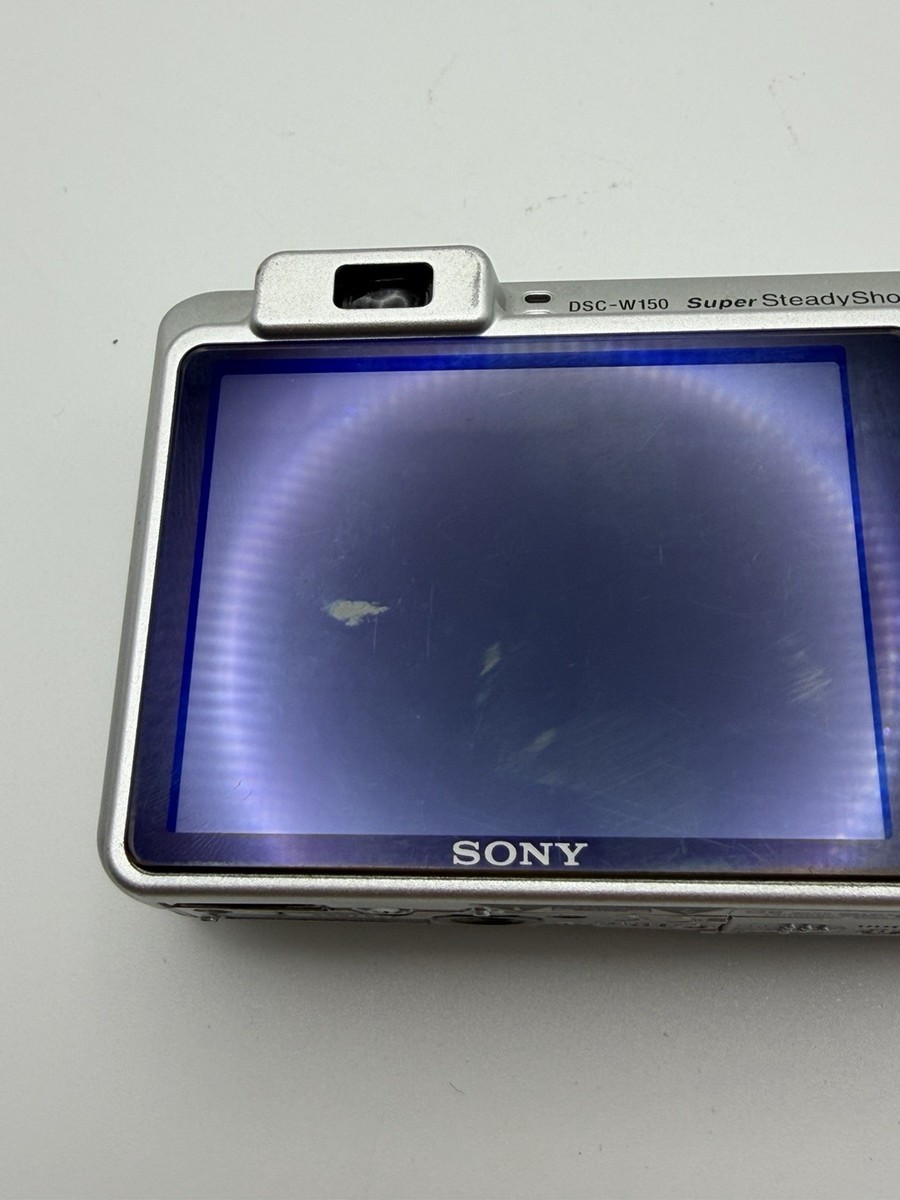 Sony Cyber-shot DSC-W150 8.1MP Digital Camera - Silver for sale