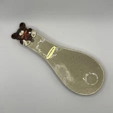 Otagiri Bear Spoon Rest Vintage Japan Ceramic Handpainted