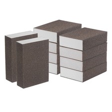 10pcs Fine Sanding Sponge Blocks 240-320 Grit Foam Sanding Block 100x70x25mm
