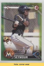 2016 Bowman Prospects Green 30/99 Anfernee Seymour #BP21 READ b1p