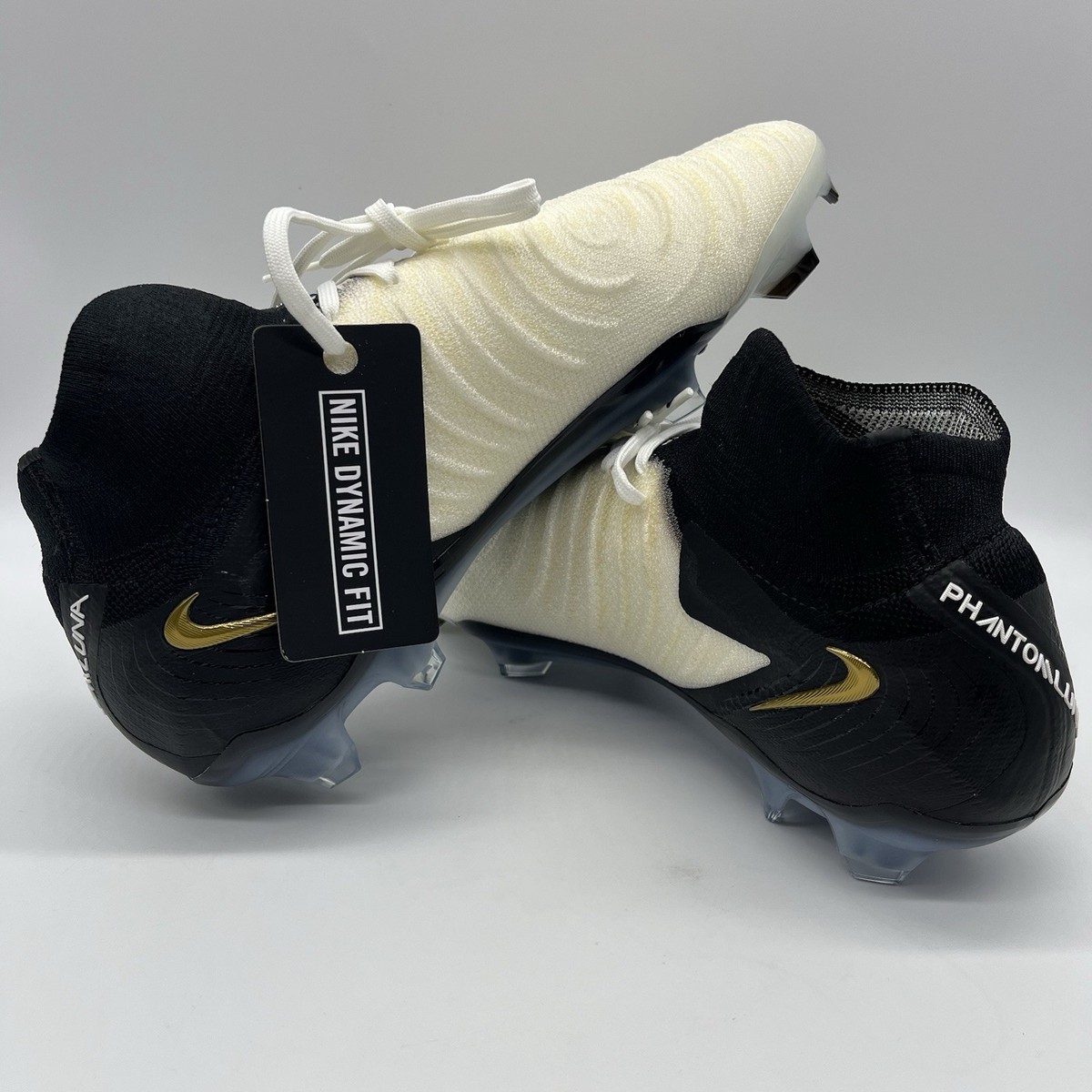 Nike Phantom Luna 2 II Elite FG Soccer Cleats White Black Men\'s 6.5 FJ2572-100 Nike Phantom Luna 2 Elite Firm-Ground High-Top Soccer Cleats  main image 3