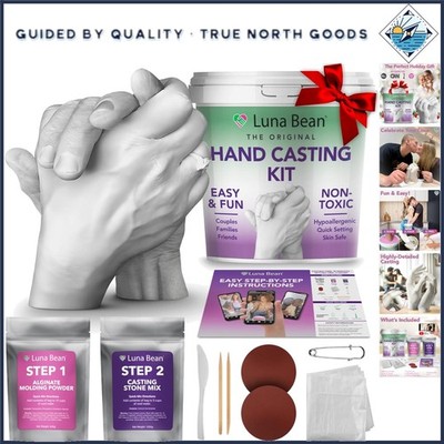 Luna Bean Hand Casting Kit - The  Hand Mold Kit for Couples - Christmas