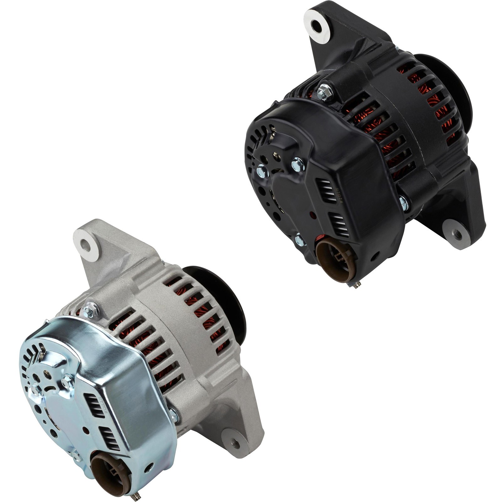 GM Denso Style 1-Wire Mini Race Alternator, 90 Amp, Black