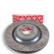 2x FEBI Bremsscheiben Hinten passend für MERCEDES-BENZ SL (R231) 320mm