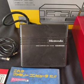 Nintendo Famicom Disk System(HVC-022) Console,RAM Adapter set, Working, Japan