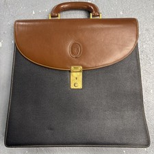 Borsa da lavoro Trussardi in pelle marrone usata manca chiave!