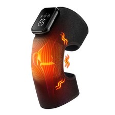 Electric Knee Massager for Pain Relief with 3 Vibration Modes, 3 Heating Levels