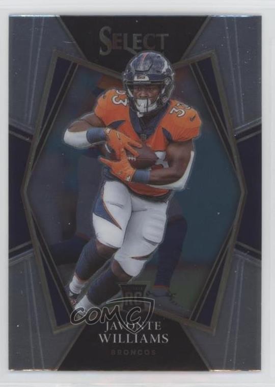 2021 Panini Select Premier Level Javonte Williams #157 Rookie RC 0e50