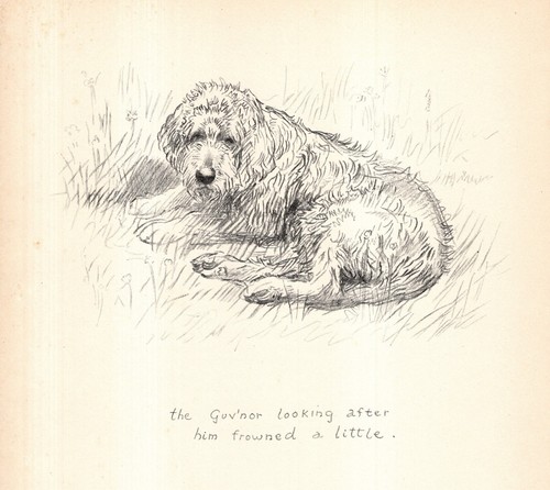 Vintage Kathleen Barker Otterhound Print Wall Art Decor 1938 Illustration 6715n