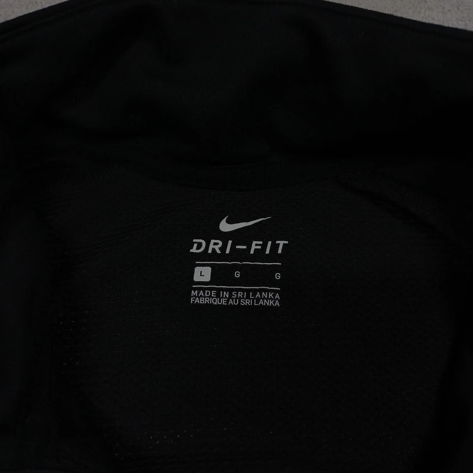 Nike Top Womens Large Black 1/4 ZIp Dri Fit Pullover Activewear Gym Training - Image 4 of 4